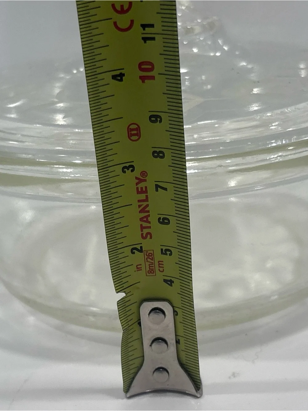 Clear Glass Lidded Pyrex vintage casserole - Floral Etch